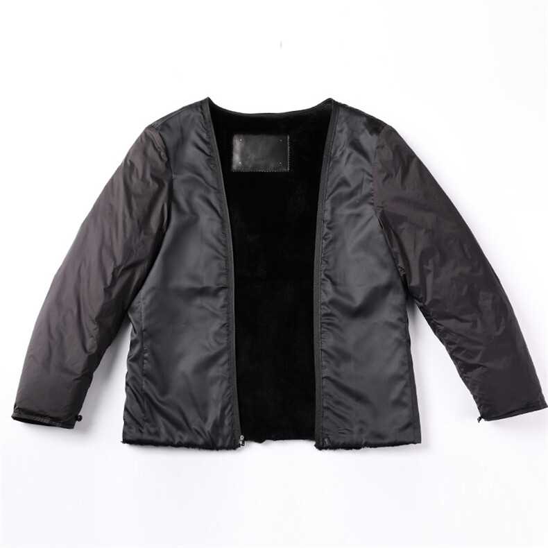 BB6556秋冬2023年男士新款夹克兔毛内胆大衣保暖派克服P748,男装皮衣,电商B360
