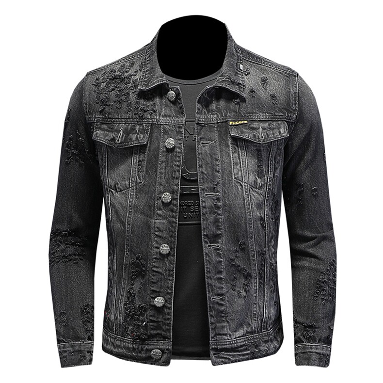钱塘QT5027/H06183/男装修身牛仔服品质好,男装夹克,钱塘730-1