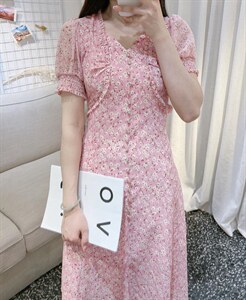 DINO BIENS【现货】 夏季新款  仙女气质小花连衣裙图片