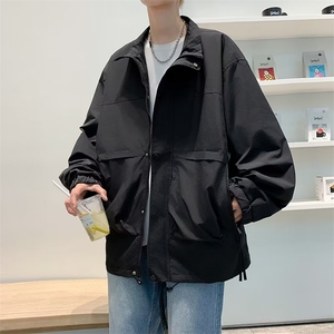 山系工装冲锋衣外套男秋季宽松美式夹克 L7813 P63图片