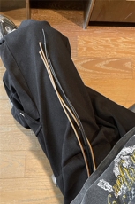 春季美式降落伞兵工装裤男高街复古褶皱休闲裤阔腿直筒KZ012P78，男装工装外套，电商B312