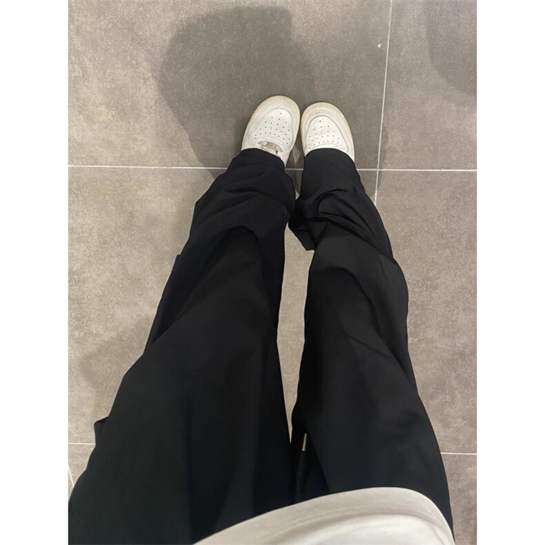 【网图有货】纯黑色速干工装裤男夏季薄款cleanfit裤子WWKZ12-P48,男装工装外套,星座1007（原301D）