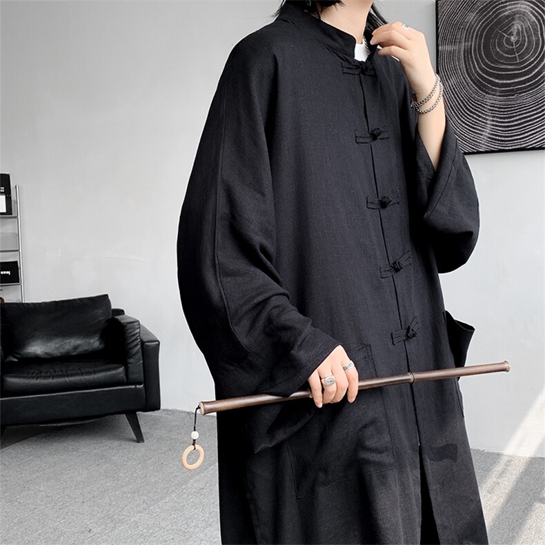 新中式加长款长袖长裤防晒TZ749-特批85上衣特批50裤子特批35,男装防晒衣,电商A059