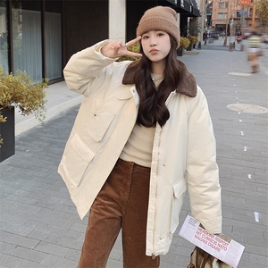 现货 白色羽绒服中长款 2C212-G07-P295-K398图片