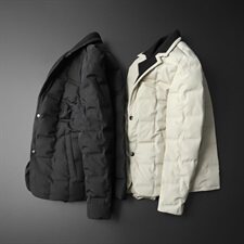 2021秋冬装新款高端西装羽绒服男厚款钱塘3029-198025平铺，男装羽绒服，钱塘6006(原3029)