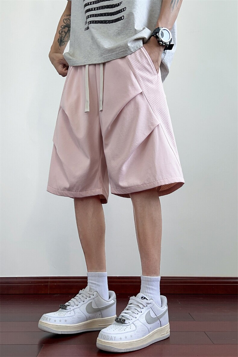 短裤男夏季薄款透气运动中裤美式休闲篮球裤子A436-585-P30,男装休闲裤,电商A436