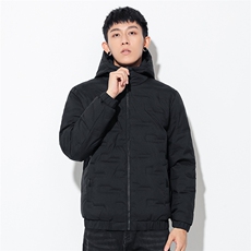 现货足主推短款连帽压花轻薄学生夹克羽绒服面包服班服团体服，男装羽绒服，星座301D-5(原星座1415）