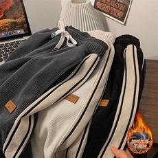 1506-1/KK0831加绒款/P34加绒灯芯绒加绒潮牌宽松百搭休闲裤子男，男装卫衣，星座1506-1