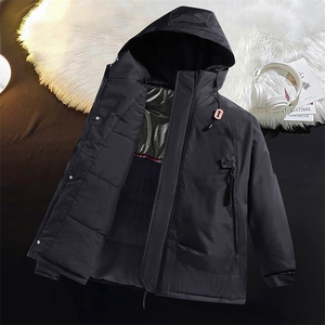高品质男装石墨烯冲锋衣棉服工装外套情侣冬款新款保暖棉衣男款图片