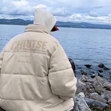 美式麂皮绒潮牌加厚棉服（烧花工艺）XZ609-WT8601-P130-控168，男装棉衣，星座609
