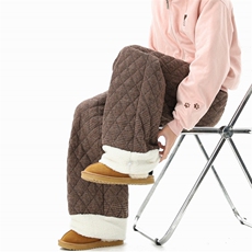 【现货】A165-K9201-特P75含40%羊毛羽绒棉裤格子加厚休闲裤，男装棉裤，电商A165