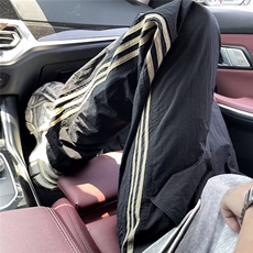 侧边条纹工装裤男夏季设计感三道杠裤子美式复古直筒裤K2847，男装工装外套，星座1116A-1（原606A）