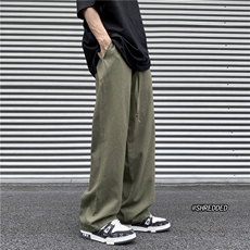 2023夏季新款潮流宽松休闲裤INS纯色百搭长裤B315-K23378-p35控49，男装休闲裤，电商B315