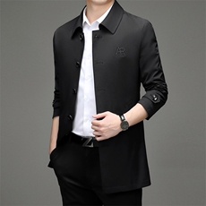 BWA261钱塘2020-2中年男士商务休闲时尚简约秋季新款风衣P173，男装风衣，钱塘207-2