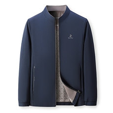 春秋季外套男士上衣中年男款2024新款春季衣服中年纯色百搭休闲，女装短外套，电商B212（原钱塘6029）