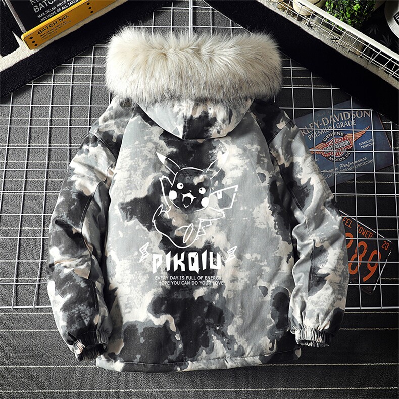 MC49078-P135日系潮衣男大码派克服男工装服外套袄,男装棉衣,电商A040A