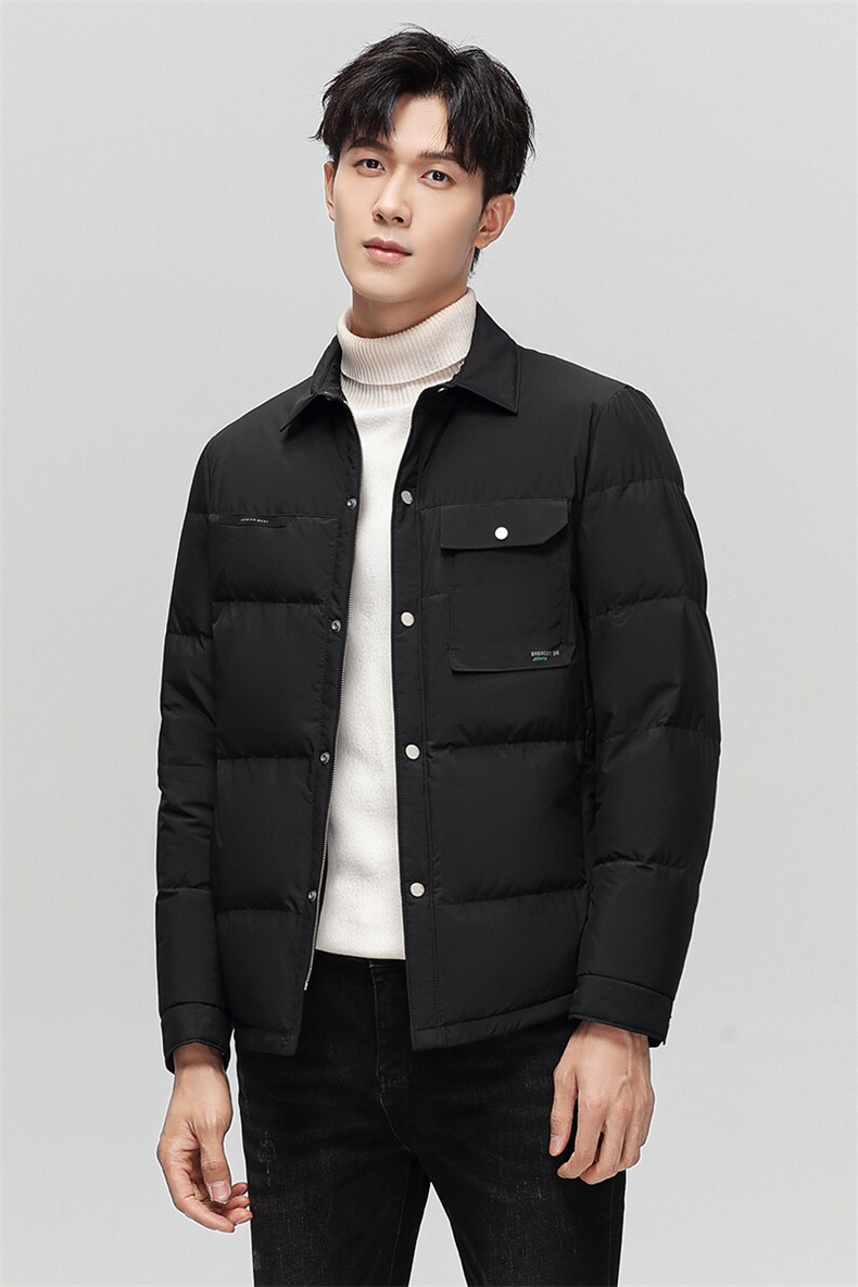 CH8626钱塘2020-2冬季新款商务休闲简约中年男士羽绒服P250,男装羽绒服,钱塘207-2