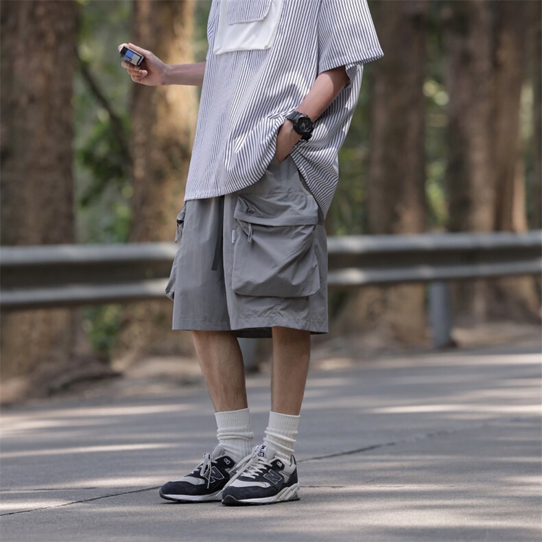 2025夏季 CITYBOY日系宽松 短裤 可与2304Y短衬衫作为一套卖图片