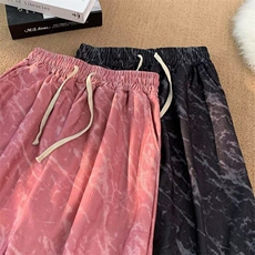 扎染泼墨灯芯绒弯刀裤子GK148P36，男装休闲裤，星座1116-2