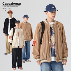 秋季新款无影墙针织外套潮牌棒球服外套WT2407-P85控138，男装夹克，星座717