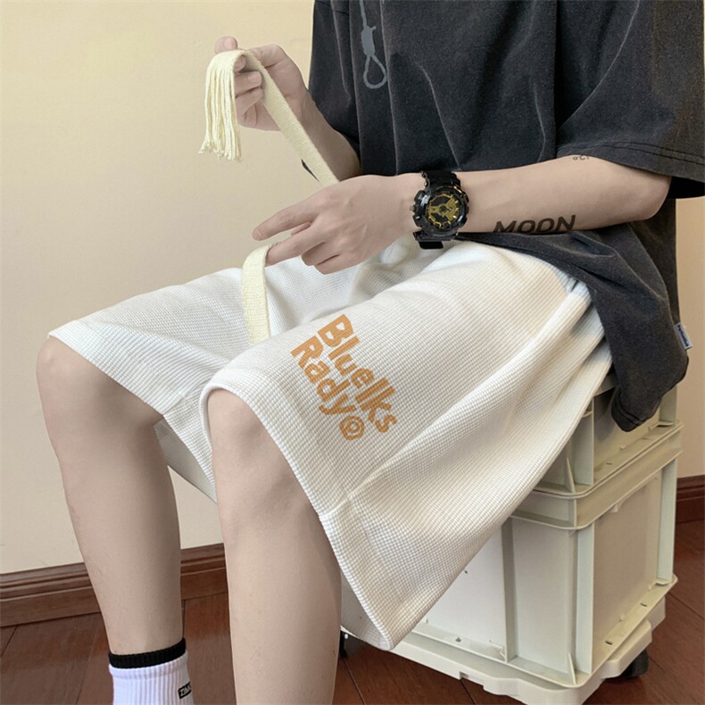 华夫格！运动裤卫裤男华夫格短裤沙滩裤衩休闲裤子男HFD58-P25,男装休闲裤,电商B367