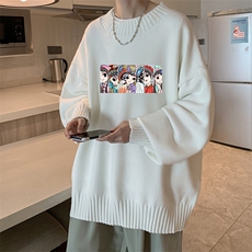 半高领毛衣男士大码针织衫男毛线衣男M18250-P45加绒款-P65，男装针织衫/毛衣，电商A040