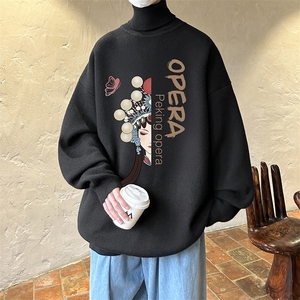 控68高领毛衣男士大码内搭毛线衣男 GM45161-P45加绒款-P65图片