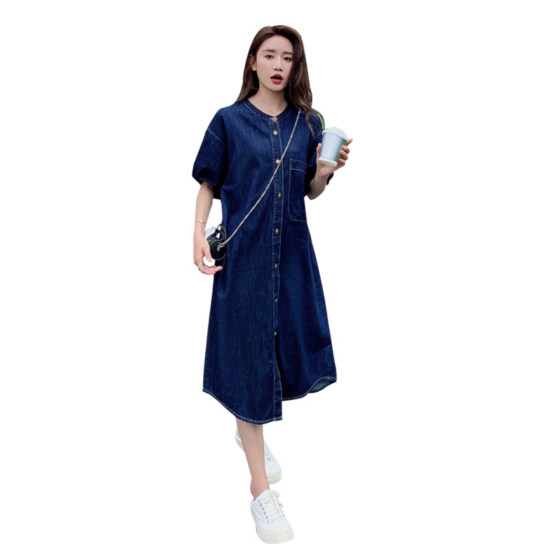 现货~新款夏季牛仔薄款连衣裙190-82356-P120-K168,女装连衣裙,一九零