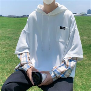 男秋季新款卫衣套头仿棉250克Y93P33加绒款35图片
