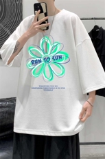 Q11170-P30春夏季七分袖t恤男大码五分袖男短袖中袖大皂风，男装T恤，电商A040