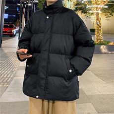 冬季直播品质情侣款加厚宽松立领棉衣外套XZ102A-4-M0671-P100，男装棉衣，星座211-2