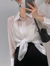 防晒衬衫，女装衬衫，驿谷