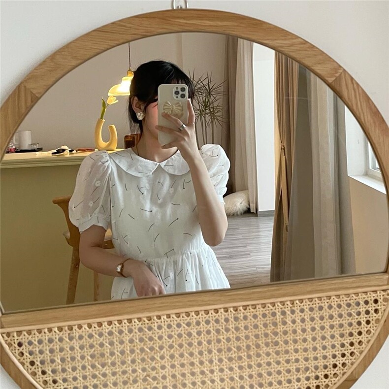 2085天丝蒲公英连衣裙，女装连衣裙，Mu Mu