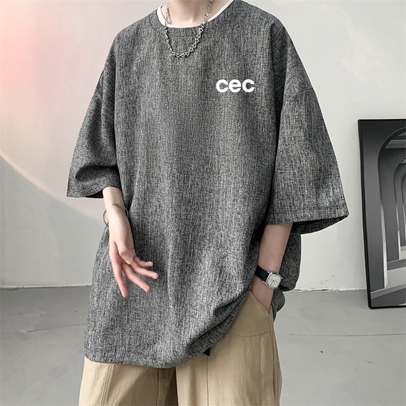 风复古亚麻短袖男棉麻t恤男半袖ZT71294-P35,男装T恤,电商A040