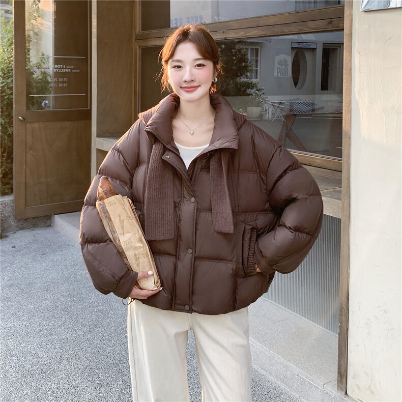 新品2025冬装白鸭绒羽绒服帽子可脱卸2C116-2558-P289-K399,女装羽绒服,2C116