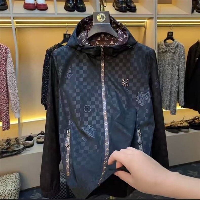 (网络图慎用有大货) 徽章轻奢夹克休闲立领外套   313B-JK174-P75图片