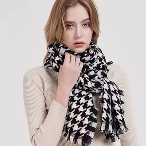 冬季2025新款高级秋冬围巾仿羊绒保暖围巾，围巾，三权袜业