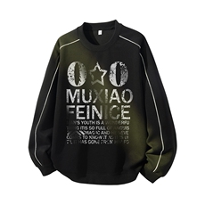 得物供货、复合重磅420克现货圆领卫衣宽松HD019-1-YLT2533-特P35，男装卫衣，电商019-1