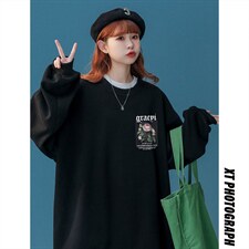 中性风新款华棉复合高克重抖音品质圆领卫衣H603P55控68，男装卫衣，电商A268