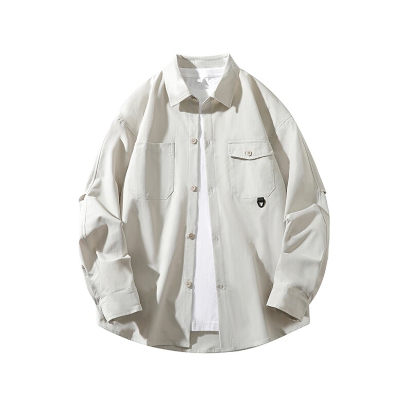 G802-P45秋季新款港风休闲宽松长袖衬衫男，男装衬衫，星座1204