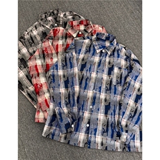 工艺面料拉丝衬衫长袖衬衫A061-AC00957-特P40，男装衬衫，电商A061