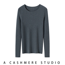 2025年秋季通勤时尚百搭通勤简约休闲羊绒衫女士，女装羊绒衫，朝思纯山羊绒