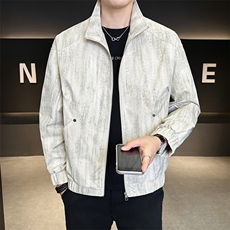 行政夹克男2025新款秋季休闲简约外套C317-J7719-P115，男装夹克，电商C317
