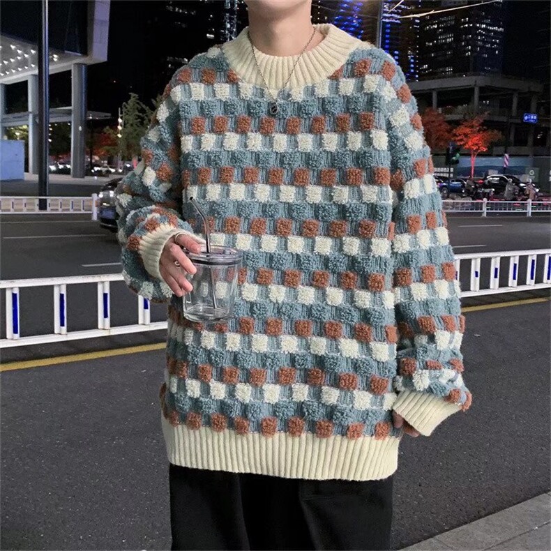 半高领毛衣男秋冬款潮流百搭加厚针织衫M116P45,男装针织衫/毛衣,星座1116-2