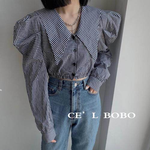 春季新款韩版雪纺上衣，其它，CE