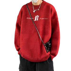 高质量！秋冬季半高领毛衣男士加绒加厚线衣男针织衫男MY110-P45图片