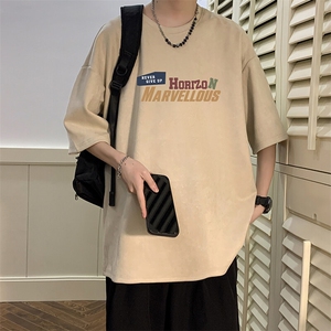 麂皮绒短袖t恤男大码半袖男 酒店风 JD82384-P25图片