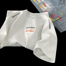 四季星座212A-T2567特40控68新款炫彩刺绣百搭T恤男女同款，男装T恤，星座212A（原A324）