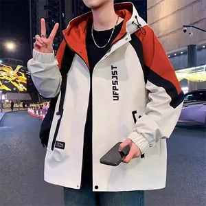 网络图现货 港风潮流连帽夹克新款时尚百搭冲锋衣外套JLY009-P70图片