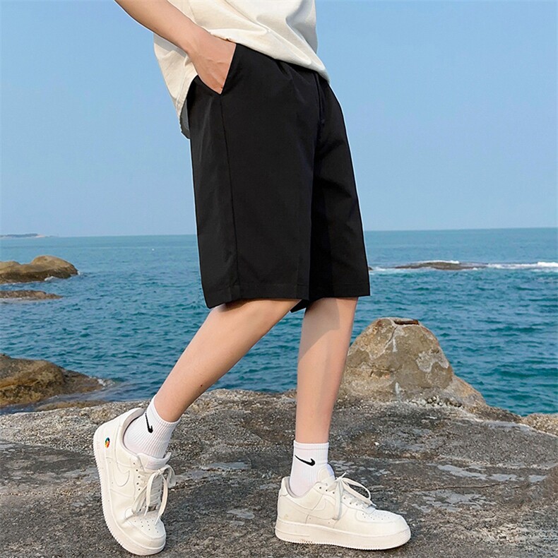 夏季短西裤男ins速干冰丝裤子宽松休闲五分裤西裤K817P28,男装牛仔裤,星座1107
